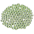 Novani Rhinestones 1440pcs SS10 Glass Rhinestones Crystal Flatback Gemstones for Crafts Nails Makeup Bags and Shoes Decoration（SS10, Light Green）