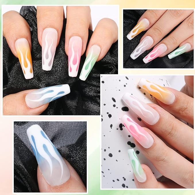 Major Dijit 12 Color Jelly Gel Nail Polish Set Blue Red Purple Rainbow Neon Yellow Green Orange Summer Crystal Glass Translucent Gel Polish