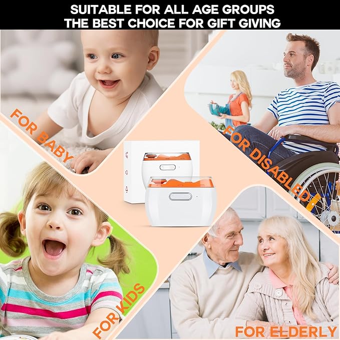Electric Nail Clipper, 3 in 1 Electric Nail Trimmer and Polisher with LED Light & Clip Storage, USB Rechargeable, 2 Speed Electric Nail File for Baby, Kids, Seniors, Caregivers