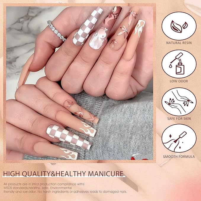 VENALISA Gel Nail Polish Set - 12 Pcs 7.5ml Nude Light Pink All Seasons Skin Tones Neutral Pink Brown Gel Polish Kit, Soak Off UV LED Gel Polish Set Nail Art Salon Manicure DIY Gifts