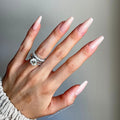 The Nailest - Instant Luxury Acrylic Press-on Nails - Medium Coffin- Love Me Nude