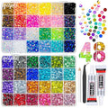 48 Color 6mm SS30 Jelly AB & Crystal Colorful Resin Rhinestones for Bedazzling Crafting Flatback Stones Gems Diamonds Bedazzler Kit for Nails Eyes Face Makeup Tumblers Bottles DIY Crafts Shoes