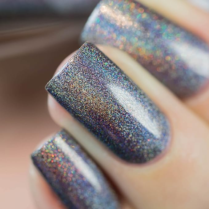ILNP Sticks And Stones - Gauntlet Grey Ultra Holographic Nail Polish