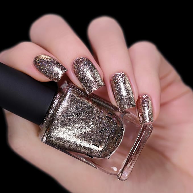 ILNP Heirloom - Antique Brass Holographic Ultra Metallic Nail Polish