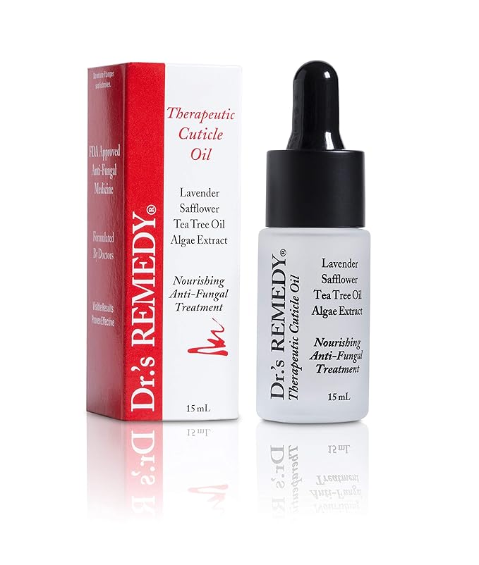 Dr.'s Remedy Therapeutic Caress Cuticle Oil, Nourishing Treatment for All Nail Types, 0.507 Fl Oz (Pack of 1)