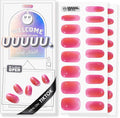 UUUUUU Semi Cured Gel Nail Strips | Salon-Quality | UV Free Gel Nail Wraps for Women | Easy Peel&Stick | Long-Lasting up to 14 Days | 28 Strips Set+File & Wipes | Gift-Ready (UGN160 Tropical Juice)
