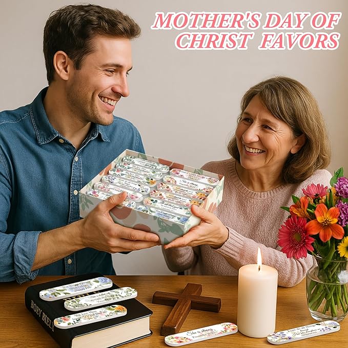 50 Pack Mother's Day Mini Nail Files Gifts Bulk Holiday Mini Emery Boards Double-Sided Mothers Party Nail Files Favors Bulk Stocking Stuffer for Employee Appreciation Teacher Staff Coworkers