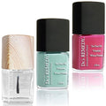 Dr’s Remedy 3 Pack Nail Polish Kit, SENSATIONAL Sunshine Trio, Non Toxic and Organic All Natural Enriched Nail Strengthener - TOTAL Two-In-One Glaze/HOPEFUL Hot Pink/TRUSTING Turquoise