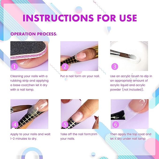 AIJIMEI Acrylic Nail Liquid Monomer 75ml/2.5fl.oz, Acrylic Nail Monomer Liquid Nail Extension Nail System