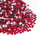 Blinginbox Glass Flatback Rhinestones Crystal Round Gems,Lt.siam,SS6/1440pcs,1.9-2mm