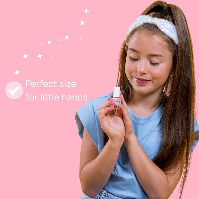 MISS NELLA-Peel Off, Odour Free, Water Base & Safe for kids nail polish pack of 3 (Frosty Fun)