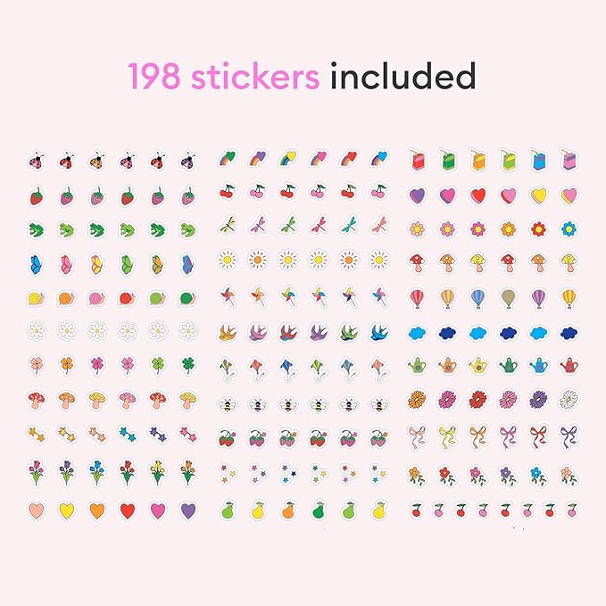 Manucurist Nail Art Stickers Summer - 3 Sheets Self-Adhesive Nail Decals for Salon-Quality Manicures - Nail stickers for Nail Art - Easy & Quick DIY Application -Colorful Summer Fruit & Flower Designs