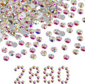 Beadsland Flatback Rhinestones Bulk,2880pcs AB Rhinestones for Nails Crafts Clothes DIY Decoration, Crystal AB, SS34, 7.1-7.3mm