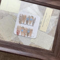 Short Press on Nails Handmade Cartoon 3D False Nails Pink Lines for Daily Wear Size L