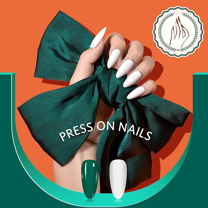TsMADDTs Press On Nails Almond, 24 Colors 720 pcs Short Fake Nails with Glues, Stickers, Tweezer for Women