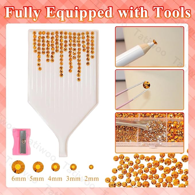20000Pcs Gold Flatback Jelly Resin Rhinestones for Bedazzling, Mix Sizes Crystal Rhinestones Gems, Gold Gems Bedazzling for Crafting, Flatback Rhinestone for DIY Face Makeup Crafts Tumblers