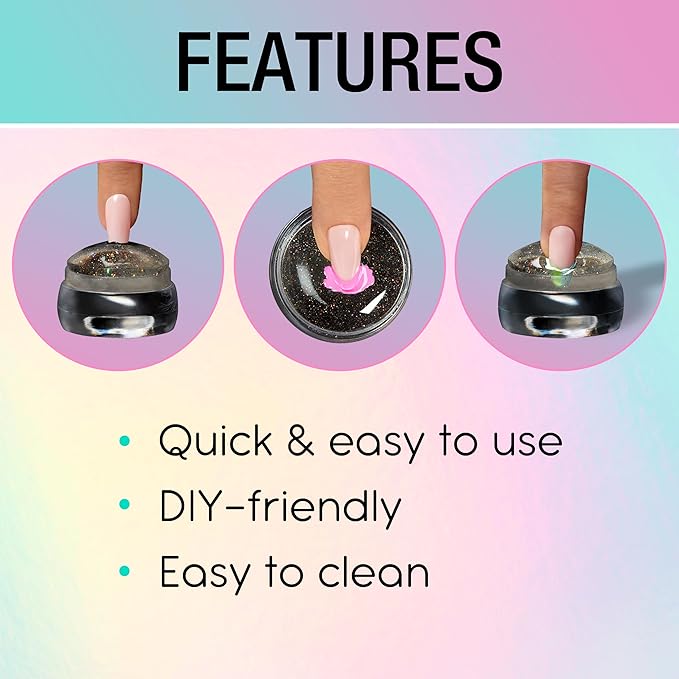 Salon Perfect French Tip Nail Stamp for Quick & Easy Nail Art, DIY Manicure Kit Nail Stamper for Perfect French Tips, Nail Design Tool, 1-Pack