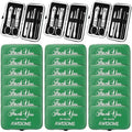 Therwen 24 Sets Mother's Day Gift Manicure Set Stainless Steel Nail Clippers 8 in 1 Grooming Nail Kit Employee Appreciation Gift Professional Pedicure Tool for Women Coworker Personal Care(Green)