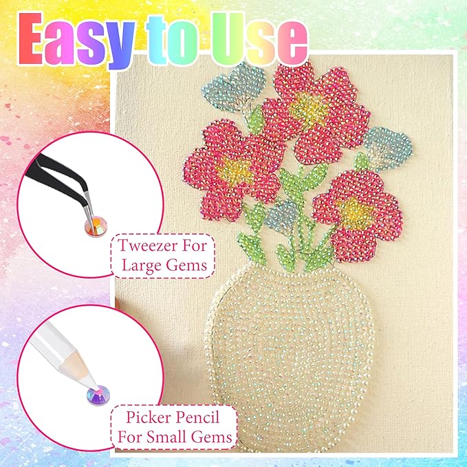 RODAKY Jelly Rhinestone for Bedazzling 40 Color Resin Rhinestones 3mm Flatback Gems Crystal Rhinestone Kit with 3Pcs 10ml B7000 Glue Diamond Jewels for Crafting DIY Art