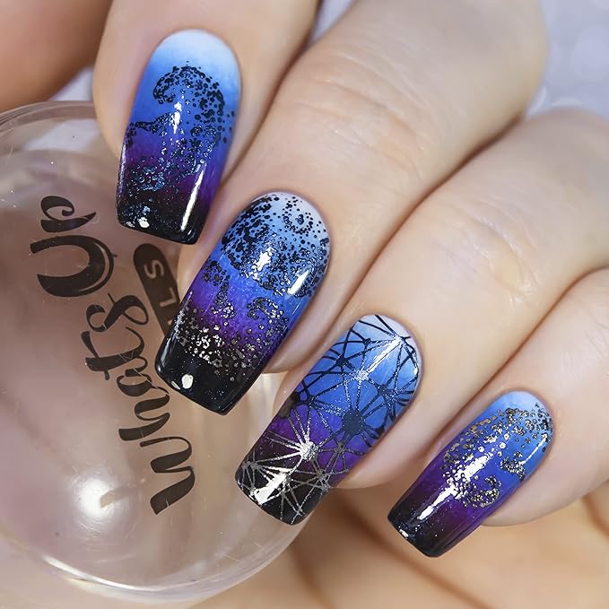 Whats Up Nails - Galaxy Plates 2 Pack (B011, B068) for Nail Art Design