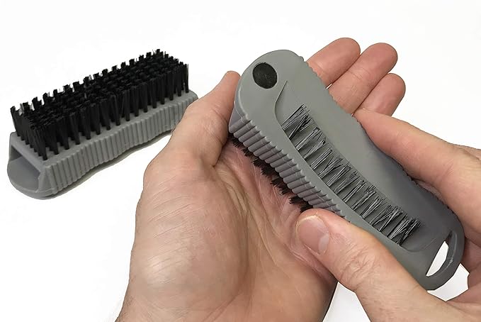 JOUNJIP 2Pack Double Sided Scrub Brush Hand Fingernail Brush for Personal Care & Hygiene, Mechanic, Gardener