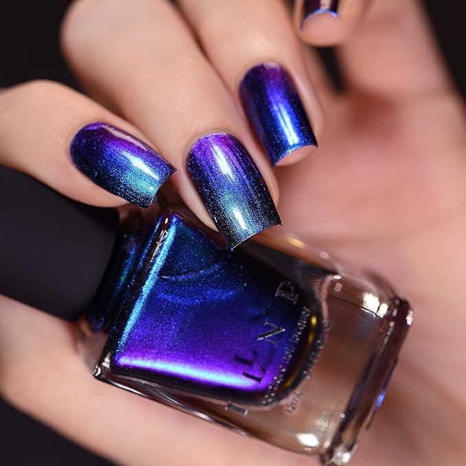 ILNP Shockwave - Vivid Blue to Purple Ultra Chrome Nail Polish