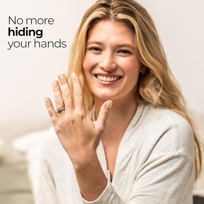 Nail Strengthener & Nail Hardener Serum | Fast-Absorbing Nail Care for Thin, Weak & Peeling Nails | Made with Niacinamide, Keratin, Peptide & Hyaluronic Acid | 45 day supply