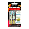 Artistic Colourluxe Press-On Tips - Kit Colourluxe Press-On Tips - Kits Nails - 30 Nails (Golden Wave, Kit)