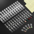 120PCS Magnetic Nail Color Display Tips,Premium Acrylic False Nail Tips for Gel & Regular Polish, Durable, Easy to Color,Perfect for Nail Practice & Professional Use (Magnetic nail tips)