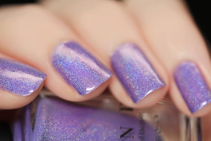 ILNP Charmingly Purple - Bright Purple Holographic Nail Polish