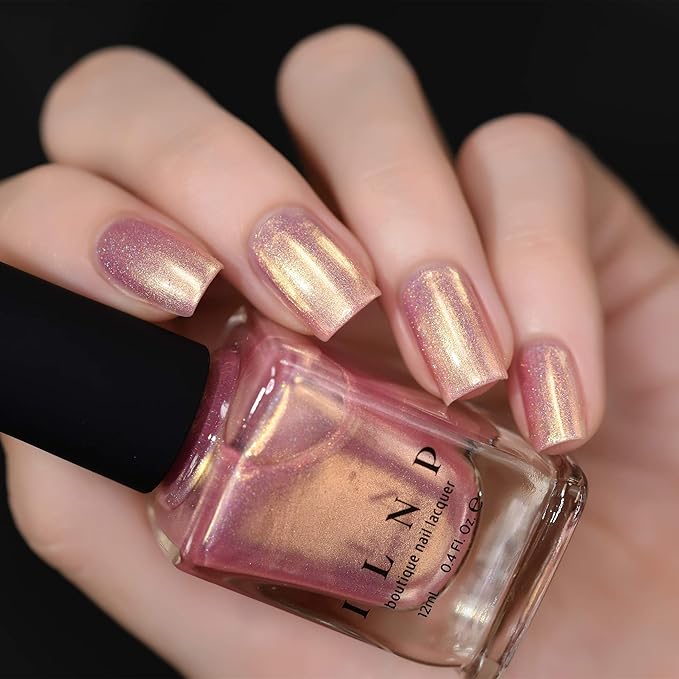 ILNP Yes Please - Soft Pink Holographic Shimmer Nail Polish