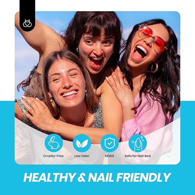 Beetles Blue Gel Nail Polish, 15ML Summer Jelly Gel Polish Sheer Translucent Effect Neutral Gel Soak Off UV Mystic Blue Lagoon Series French Nail Art Manicure Salon Gift for Women