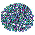 Green Flame Rhinestones Flatback Rhinestone for Crafts Glass Nail Rhinestones Nail Gems Crystals for Makeup Bags Shoes Decoration DIY(SS12,1440pcs,Green Flame)