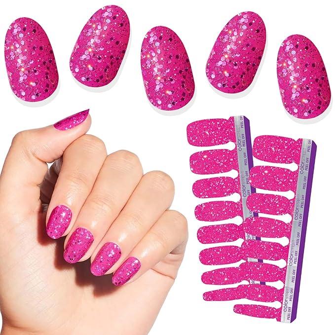 Color Street Hibiscus Heat Nail Strips