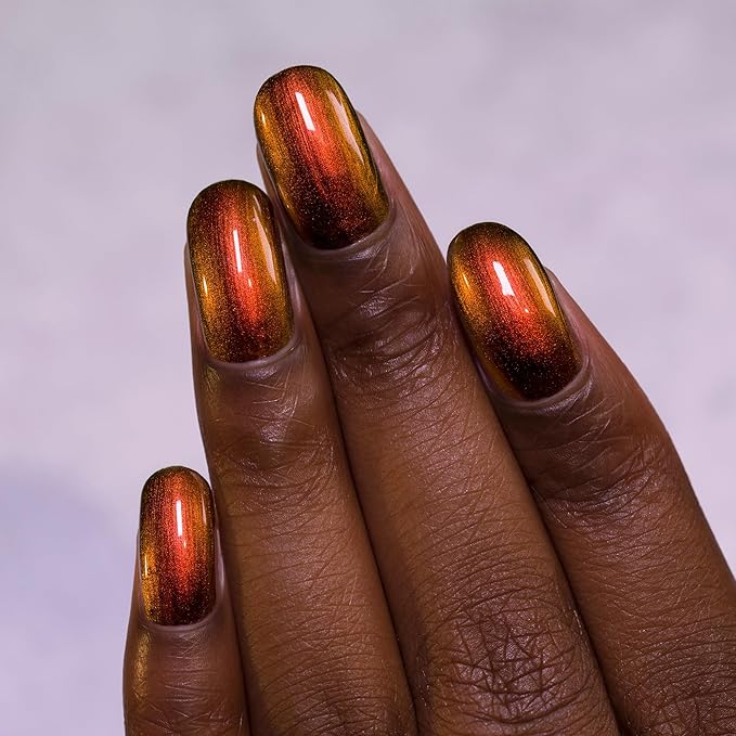 ILNP Abundance - Red, Orange, Bronze, Gold Ultra Chrome Color Shifting Nail Polish