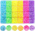 22800Pcs Flatback Rhinestones Multi Sizes Colorful Jelly Rhinestones Resin 6 Colors AB Nail Gems for Crafts Makeup Face Tumblers DIY Decoration 2/3/4/5mm