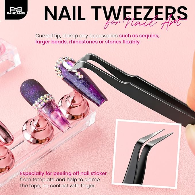 FANDAMEI 20PCS Nail Stand, Nail Holder For Painting Nails, Nail Stand For Press Ons, Nail Stands, Press On Nail Stand, Nail Holder, Nail Stands For Nail Art, Nail Art Tools, Nail Stuff, Nail Tools