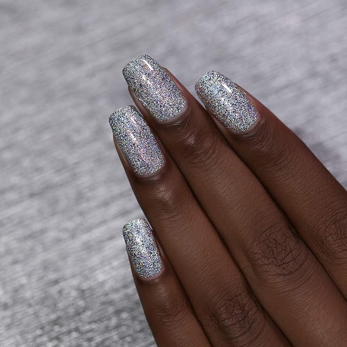 ILNP The Lighthouse - Intense Silver Ultra Holographic Metallic Nail Polish