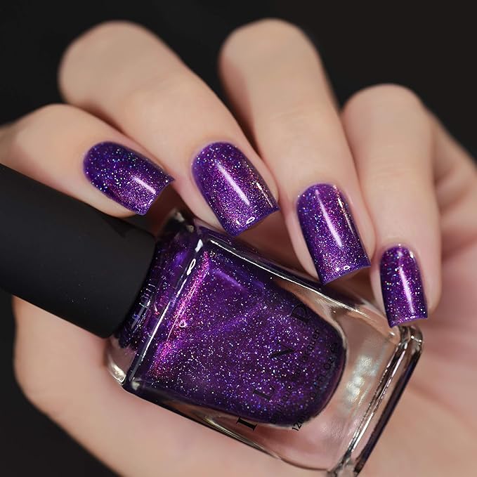 ILNP High Voltage - Royal Purple Holographic Nail Polish