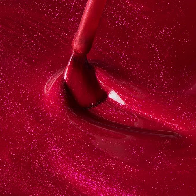 Dazzle Dry Mini Kit 4 Step System - Apple Of My Eye Mini Kit - A ruby red with magenta shimmer. Full-coverage shimmer. (5 Piece Kit / 5 Manicures)