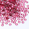Rose Flatback Rhinestones, Glass Rhinestones for Nail Art and Craft, Glue Fix, Loose Crystal Gemstones(Rose, SS10, 1440pcs, 2.7-2.8mm)
