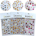 Dedyel Food Nail Art Stickers 3D Cake Dessert Donut Ice Cream Cookies Fruit Bread Self-Adhesive Nail Stickers for Women Girls Kids