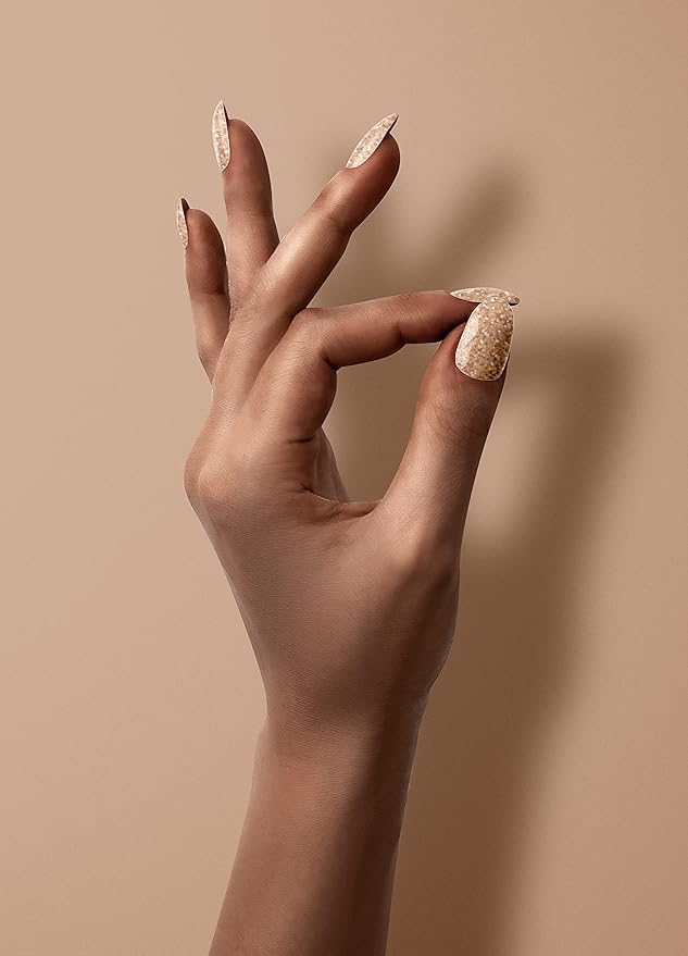 LeChat Perfect Match Gel Polish, Crystal Ball, Rose Gold with Glitter Finish, Easy Application, Soak Off Formula, 0.5 Fl Oz