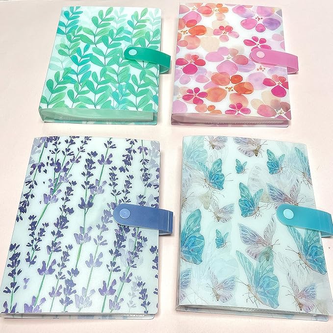 144 Slots Nail Art Sticker Storage Book Display Collecting Equipment Nail Art Decals Photos Storage Book Manicure Designer Tools Decoration Kits(Leaves)