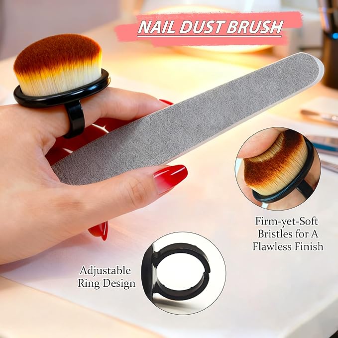 Black 50PCS Chrome Nail Powder Applicators & Nail Dust Brush, Dual-Sided Nail Chrome Applicator, Soft Sponge Eyeshadow Applicators for Chrome Powder & Metallic Mirror Nails