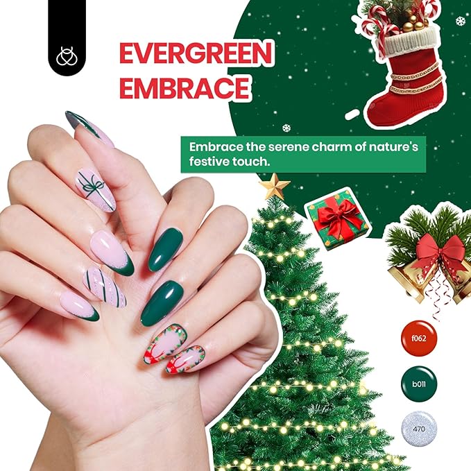 Beetles Gel Nail Polish Set, Glitz Galaxy UV LED Soak Off Gel Kits, 44Pcs Burgundy Red Gold Green Silver Blue Pink Sparkle Shade with Base Top Coat Manicure Gift for Women