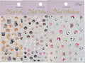 3 Sheets Cat Nail Stickers, Cute Nail Stickers, Cat Nail Decals, Cute Nail Art Stickers, Embossed Cat Claw Nail Stickers, Embossed, Cute Nail Supplies, Nail Art Stickers, DIY Nails