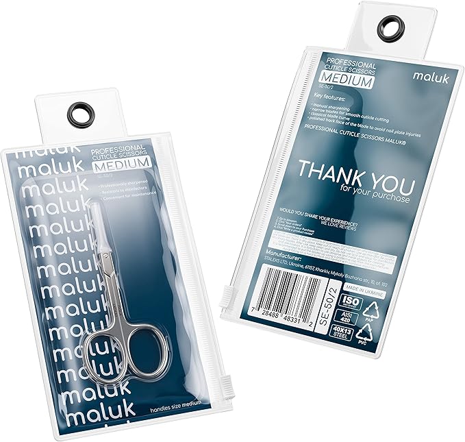 Professional Cuticle Scissors Maluk Medium