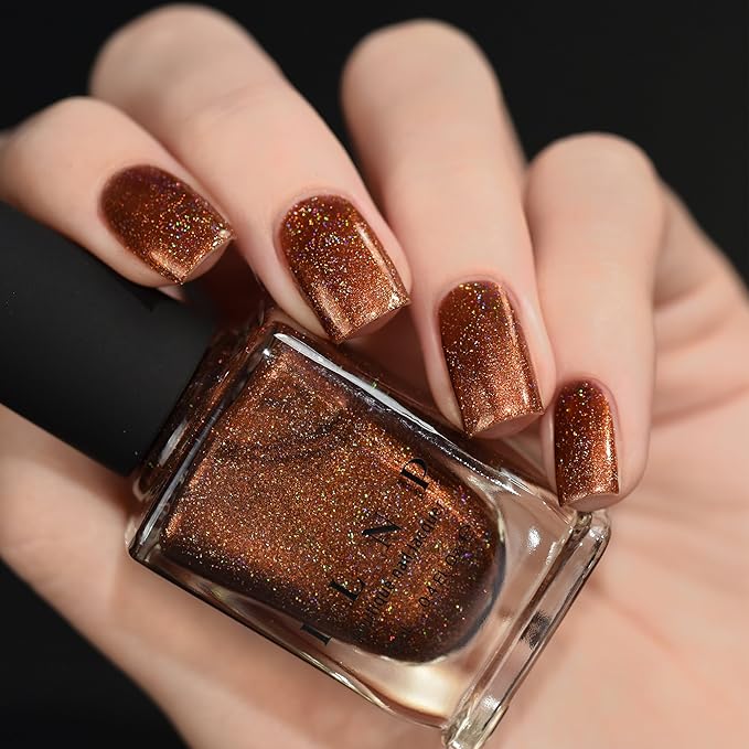 ILNP Cabin Fever - Burnt Orange Holographic Nail Polish