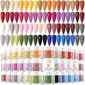 BORN PRETTY Acrylic Powder Set 36 Colors Fall Winter Acrylic Nail Powder Red Green Blue Orange Yellow Professional Polymer 3D Nail Art Kit for French Extension Carving Holidays Gift Set
